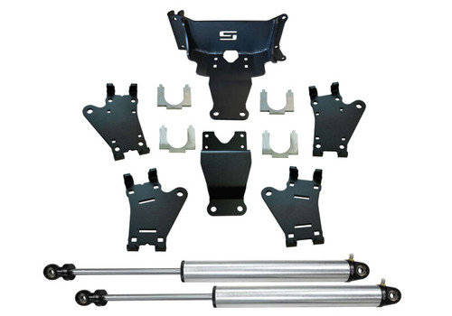 Superlift 17-24 Ford F450/F550 Super Duty 4WD Dual Steering Stabilizer Kit w/Radflo Cylinders - 92765 Photo - Primary
