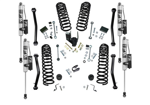 Superlift 18-22 Jeep Wrangler JLU 4WD 4in Dual Rate Coil Lift Kit w/ Fox 2.0 Res Shocks - K184FX Photo - Primary