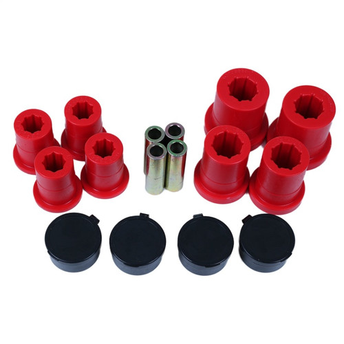 Energy Suspension 05-15 Toyota Tacoma 2WD (5-Lug) Front Control Arm Bushing Set - Red - 8.3142R Photo - Primary
