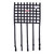 RaceQuip Ribbon Style Race Car Window Net w/1In Mounting Straps / SFI 27.1 Certified Blk 15 H X 18 W - 825001 User 1