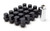 Wheel Mate WM14T Closed End Lug Nuts - QTY 20/Black - WM14TB20 User 1