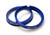 Wheel Mate Muteki Hub Ring Set 65mm x 56mm - 2 Piece - Blue - WMPHR6505602PC User 1