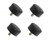 Prothane Toyota Tacoma Front Bump Stops - Black - 18-1301-BL User 1