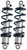 Ridetech 07-13 Silverado Sierra 1500 2WD HQ Series CoilOvers Rear Pair - 11706510 Photo - Primary