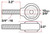 SPC Performance XAXIS Rod End Ball Joint - 15730 Photo - Unmounted