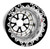 Weld V-Series 15x10 5X4.5 BP 4in Backspace Black w/ Center Polished Shell - Black Single Beadlock MT - 84B510208F Photo - Primary