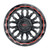 Weld Off-Road W140 20X10 Flare 6X135 6X139.7 ET-18 BS4.75 Gloss Black MIL Red 106.1 - W14000098475 Photo - Primary