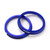 Wheel Mate Muteki Hub Ring 73.1mm x 64.1mm 2 Piece - Blue - WMPHR7306412PC User 1