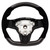 BLOX Racing Tesla Model 3 and Y Carbon/Alcantara Steering Wheel Red Stitching - BXSW-60010-R