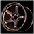 Advan GT 20X11.5 +46 CL-CL Racing Titanium Black Wheel - YAQ0N46ITBP Photo - Primary