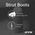 KYB Shocks & Struts Strut Boot Front 15-22 Ford Edge & 16-28 Lincoln MKX / 19-22 Nautilus - SB178 Photo - Primary