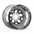 Weld Alpha-1 15x16 / 5x4.75 BP / 5in. BS Black Wheel - Black Double Beadlock - 83B-516280CB Photo - Primary
