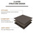 3D MAXpider 2019-2023 Genesis G70 Kagu 2nd Row Floormats - Black - L1GS00421509 Photo - Unmounted