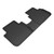 3D MAXpider 2023-2024 Honda HR-V Kagu 2nd Row Floormats - Black - L1HD13121509 Photo - Primary