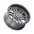 Weld Off-Road Crux W221 20x10in / 5x127 BP / ET -18 / 87.1mm Bore - Satin Gunmetal / Satin Black Wheel - W22100057475