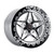 Weld Alpha-1 Pro 15X14 / 5X4.75 BP / 1 BS / -165 Offset - Black CTR Black MT Wheel DBL - 83XB514272MB