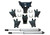 Superlift 17-24 Ford F450/F550 Super Duty 4WD Dual Steering Stabilizer Kit w/Radflo Cylinders - 92765 Photo - Primary