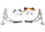 Whiteline 93-07 Subarau Impreza  Front Lower Street Performance Alloy Control Arm Kit - KTA289 Photo - Close Up