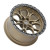 Weld W106 Ledge 6 17x9 / 6x135 BP /  ET-12 / 4.50in BS / 87.1 Bore - Satin Bronze / Satin Black Ring - W10679089450