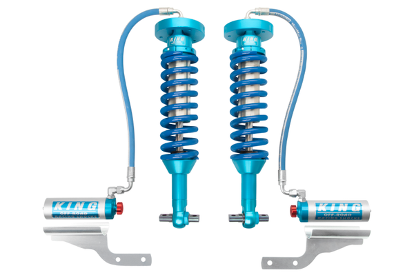 King Shocks 2015+ Ford F150 2WD Front 2.5 Dia Remote Reservoir Coilover w/Adjuster (Pair) - 25001-355A Photo - Primary