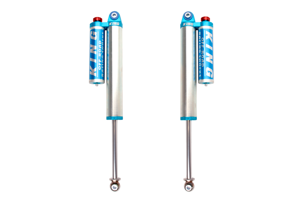 King Shocks 2015+ Ford F150 2WD/4WD Rear 2.5 Dia Piggyback Reservoir Shock w/Adjuster (Pair) - 25001-356A Photo - Primary