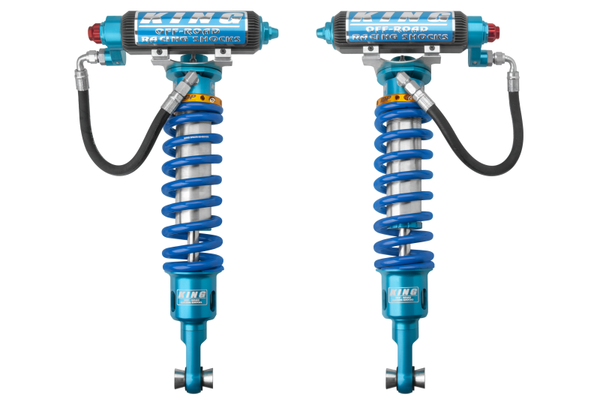 King Shocks 2021+ RAM 1500 TRX Front 3.0 Dia Remote Perf Fin Res Coilover w/Adj/Int Bypass (Pair) - 33700-391A Photo - Primary