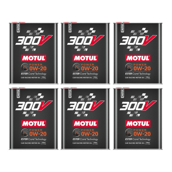 Motul 2L 300V Power 0W20 - Case of 6- 110813