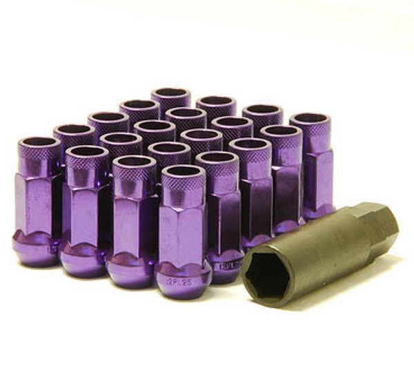 Wheel Mate Muteki SR48 Open End Lug Nuts - Purple 12x1.25 48mm - 32905L