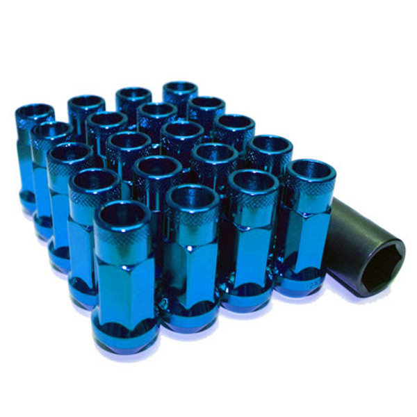 Wheel Mate Muteki SR48 Open End Lug Nuts - Blue 12x1.25 48mm - 32905U