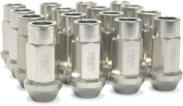 BLOX Racing Street Series Forged Lug Nuts 12x1.25mm Silver Set of 20 - BXAC-00107-SSSI User 1