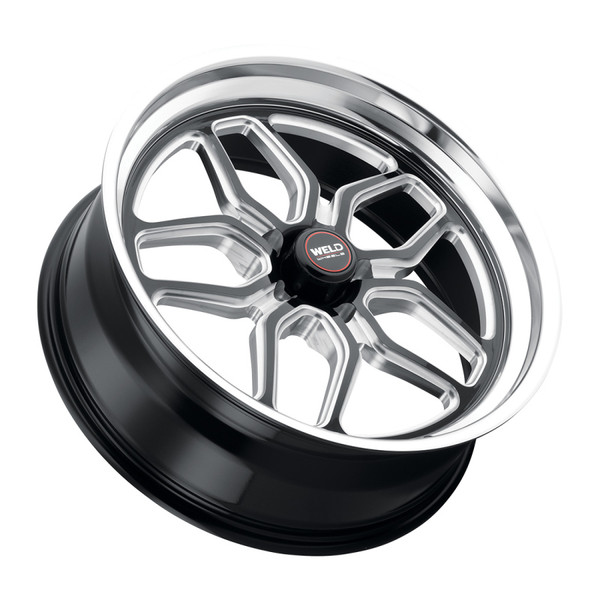 Weld S107 22X9 Laguna 5X115 ET20 BS5.75 Gloss Black MIL Dia 71.5 - S10729090P20 Photo - Primary