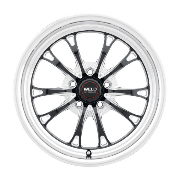 Weld S157 17X10 Belmont Drag 5X112 ET40 BS7.1 Gloss Black MIL Dia 78.1 - S15770045P40 Photo - Primary