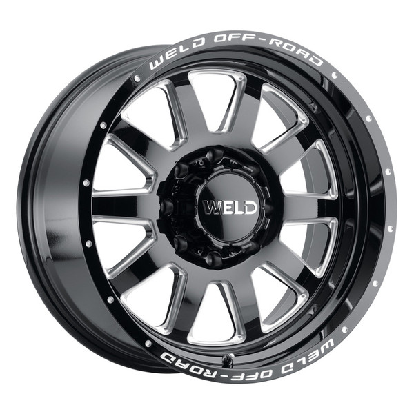 Weld Off-Road W102 20X10 Stealth 5X114.3 5X127 ET-18 BS4.75 Gloss Black MIL 78.1 - W10200026475 Photo - Primary