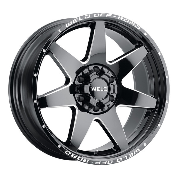 Weld Off-Road W109 20X10 Retaliate 5X139.7 5X150 ET-18 BS4.75 Gloss Black MIL 110.2 - W10900070475 Photo - Primary