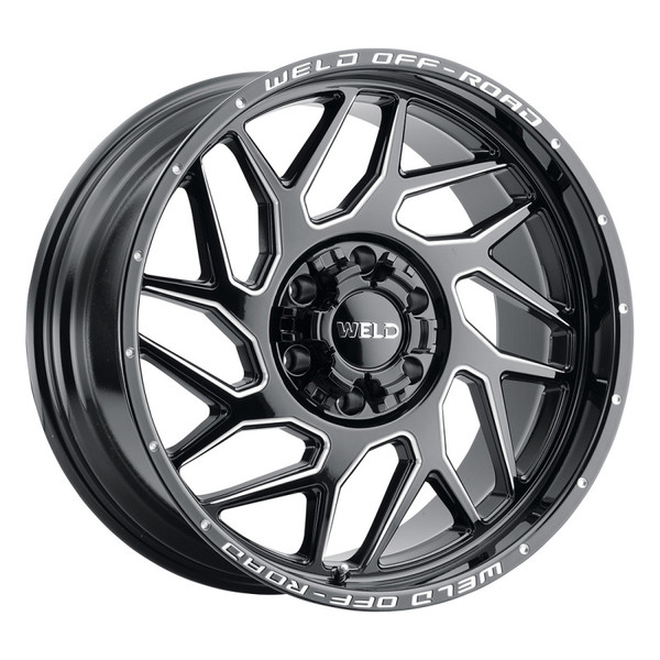 Weld Off-Road W117 20X10 Fulcrum 8X165.1 ET-18 BS4.75 Gloss Black MIL 125.1 - W11700082475 Photo - Primary