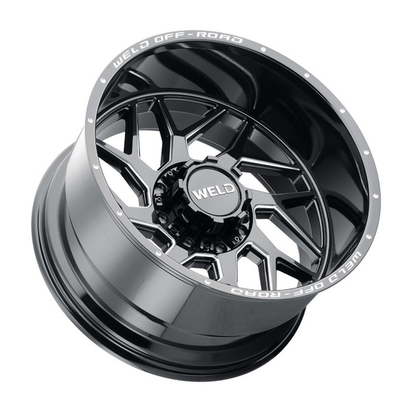 Weld Off-Road W117 22X10 Fulcrum 8X180 ET13 BS6.00 Gloss Black MIL 124.3 - W11720018600 Photo - Primary