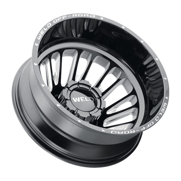 Weld Off-Road W121 20X8.25 Scorch Outer 8X165.1 ET-240 BS-4.67 Gloss Black MIL 121.6 - W12108280N46 Photo - Primary