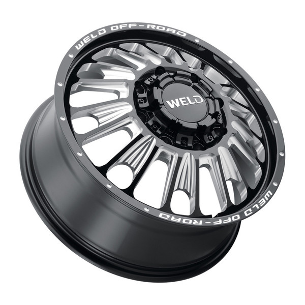 Weld Off-Road W121 20X8.25 Scorch Front 8X200 ET108 BS8.90 Gloss Black MIL 142.2 - W12108292890 Photo - Primary