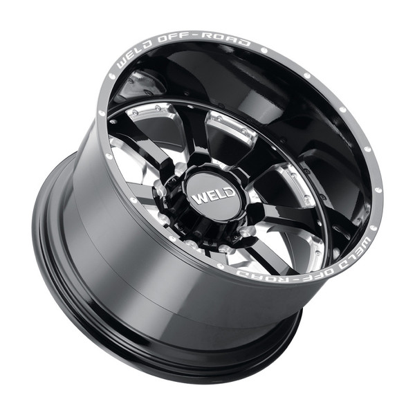 Weld Off-Road W125 20X10 Granada Six 6X135 ET-18 BS4.75 Gloss Black MIL 87.1 - W12500089475 Photo - Primary