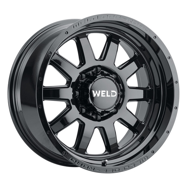 Weld Off-Road W168 20X10 Stealth 8X165.1 ET-18 BS4.75 Gloss Black 125.1 - W16800082475 Photo - Primary