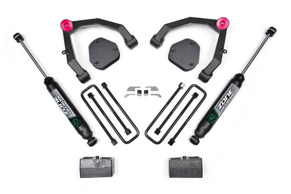 Zone Offroad 07-13 Chevy 1500 2WD 3.5in UCA System - ZONC30N Photo - Primary