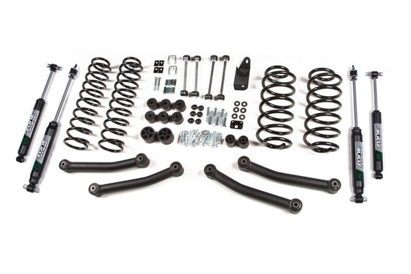 Zone Offroad 97-02 Jeep TJ 4in Suspension System - ZONJ10N Photo - Primary