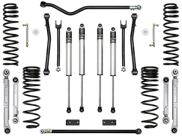 ICON 2020+ Jeep Gladiator 2.5in Stage 5 Suspension System (BILLET) - K22105 Photo - Primary
