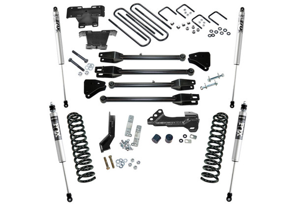 Superlift 17-20 Ford F-250/F-350 SuperDuty 4WD Diesel 4in Link Lift Kit w/ Fox 2.0 Shocks - K166F Photo - Primary
