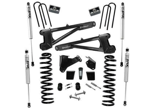 Superlift 05-07 Ford F-250 SuperDuty 4WD Diesel 6in Lift Kit w/ Repl Radius Arms/Fox 2.0 Shocks - K977F Photo - Primary