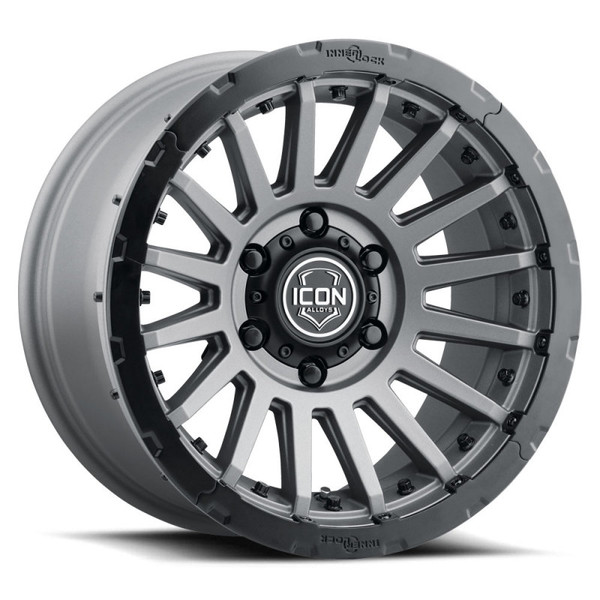 ICON Recon Pro 17x8.5 6 x 135 6mm Offset 5in BS 87.1mm Bore Charcoal Wheel - 23617856350CH Photo - Primary