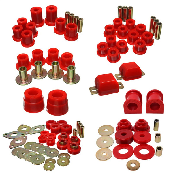 Energy Suspension 05-15 Toyota Tacoma 4WD Master Bushing Set - Red - 8.18119R Photo - Primary