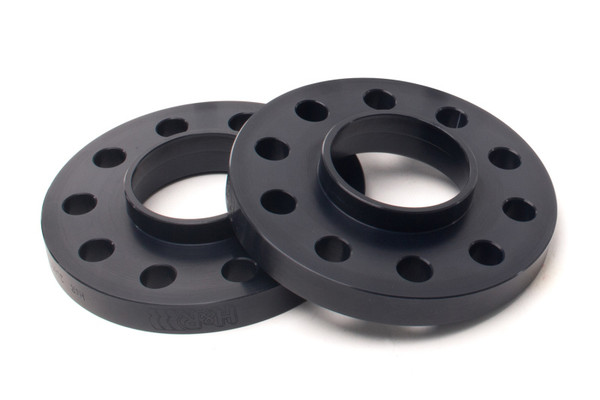 H&R Trak+ 12mm DR Wheel Spacers Bolt 5/112 Center Bore 66.5 Bolt Thread 14x1.5 - Black - 24556650SW Photo - Primary