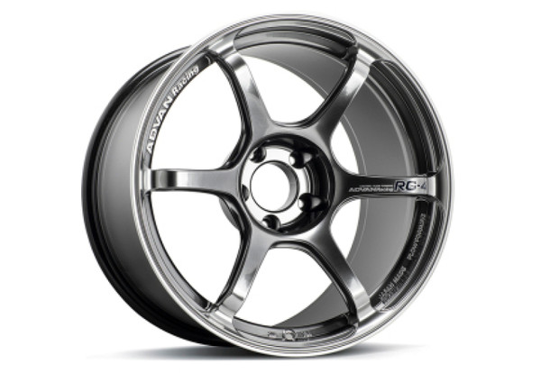 Advan RG-4 18x9.5 +38 5-120 Racing Hyper Black & Ring Wheel - YA48J38WHBR User 1