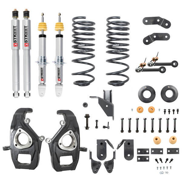 Belltech 2019+ RAM 1500 2WD Lowering Kit - 3-4in Front 4-5in Rear - 1062SP Photo - Primary